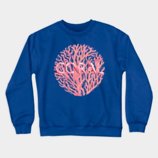 living coral Crewneck Sweatshirt